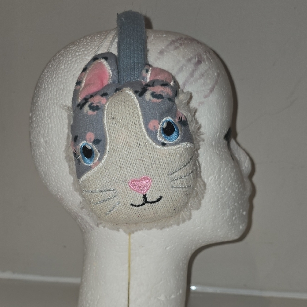 The Children's Place Plush Over-Ear Muffs- Cat - Picture 3 of 3